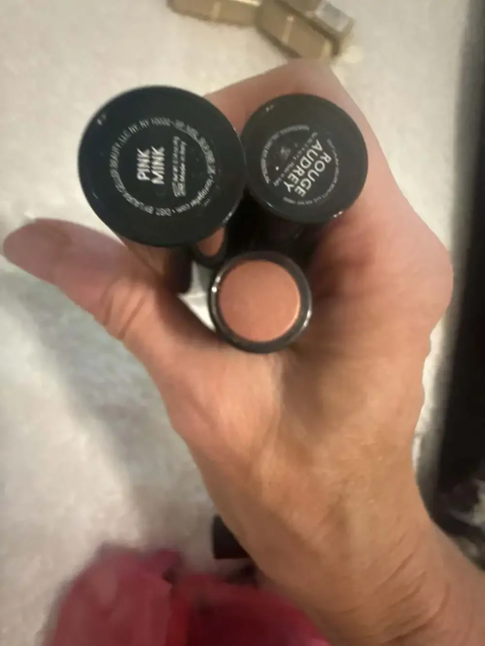 Laura Geller Color Enriched Anti-Aging Lipsticks in Pink Mink and Rouge Audrey